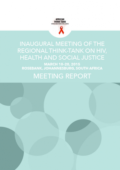 Inaugural meeting of the regional think-tank on HIV, health and social justice