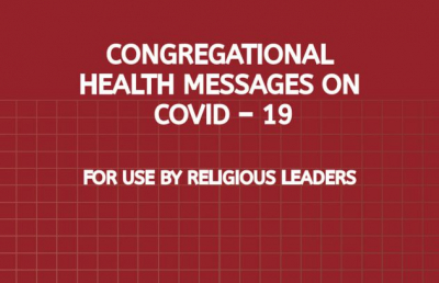 Congregational health messages on COVID-19 for religious leaders