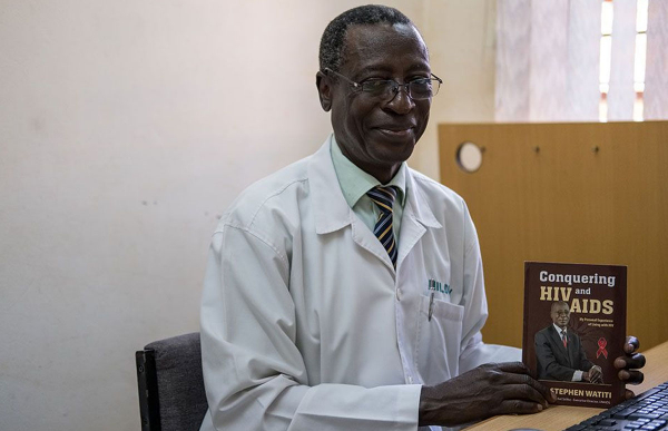 Stephen Watiti is a medical doctor based at Mildmay Uganda Hospital, in Kampala. Credit: UNAIDS